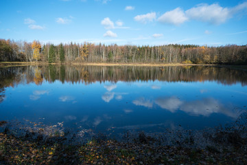 Plothener Seenplatte im Herbst 