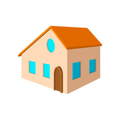 Cottage cartoon icon 