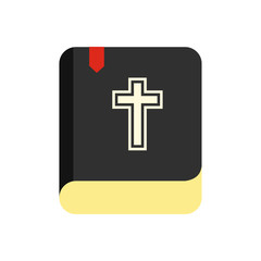 Obraz premium Bible single flat color icon
