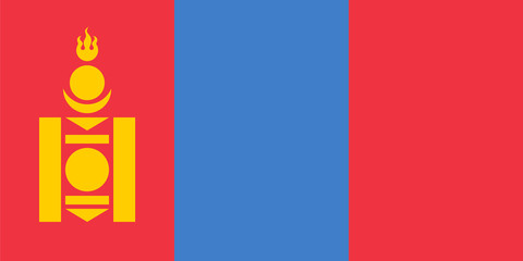 Standard Proportions for Mongolia Flag