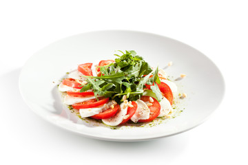 Caprese with Rocket Salad