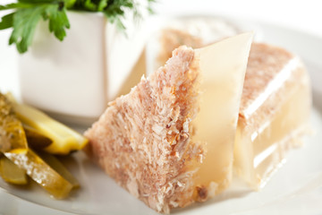 Meat Aspic with Herbs
