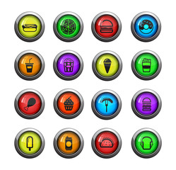 Fast food simply icons