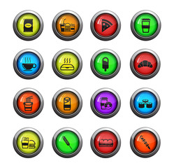 Fast food simply icons
