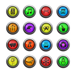 New year simply icons