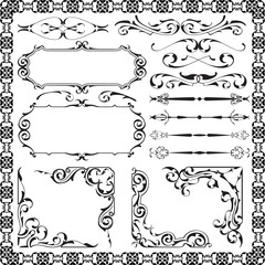 Decor luxury ornate set