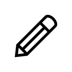 Fototapeta premium Pencil line icon.