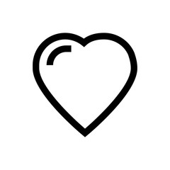 Heart, valentine's day, love line icon.