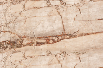 Red marble texture, Detailed structure of marble