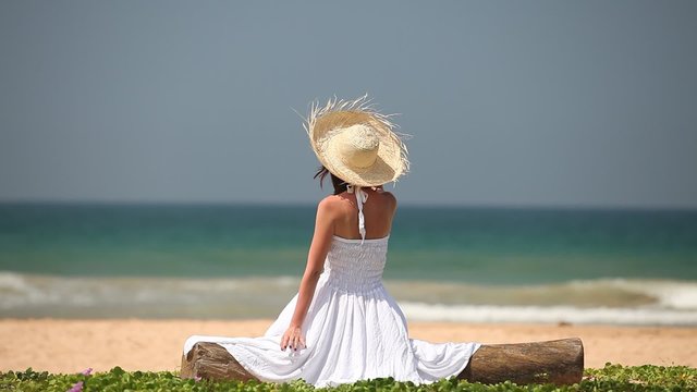 woman near the ocean