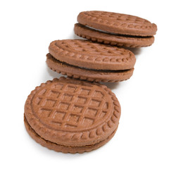 image of delicious cookies closeup