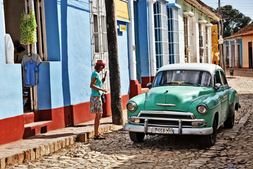 Cuba, Trinidad, Street Scene