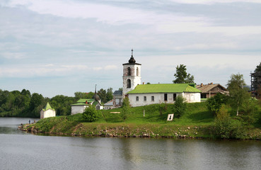 Russie , Goritsky , rivages de la Cheksna