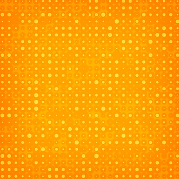 Abstract Orange Halftone Background