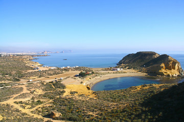 plage de Los Cocedores à Aguilas