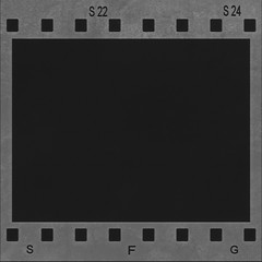 Naklejka premium grunge film strip background