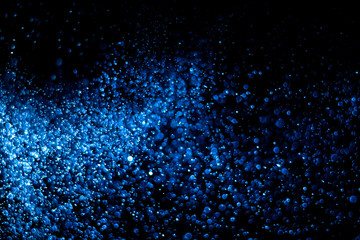 Abstract blue background with water drops