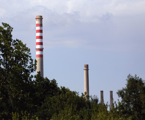 Fototapeta na wymiar industrial chimney