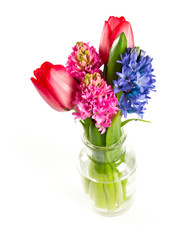 beautiful bouquet isolated on white