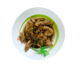 Cuban Slices of roast pork