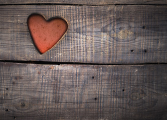 valentine wooden background