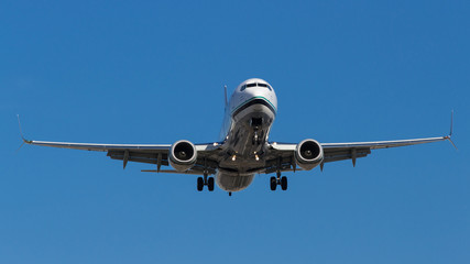 Jet Airplane in Flight