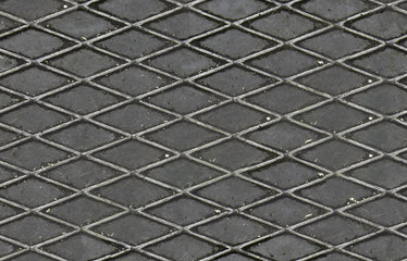 Floor steel sheet, seamless texture