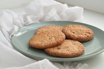Cookies on a plate