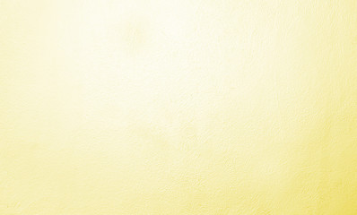 Light golden coating on the fine cement wall