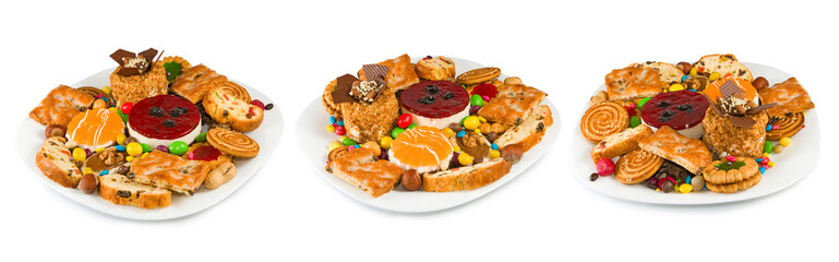 Image of different biscuits close up