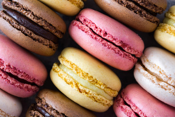 Macarons. Vintage style
