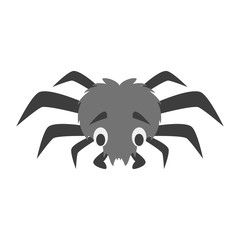 Cute cartoon spider vector illustration