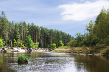 The Pra river in early autumn