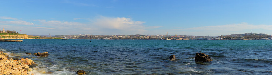 Obraz premium view of Sevastopol Bay