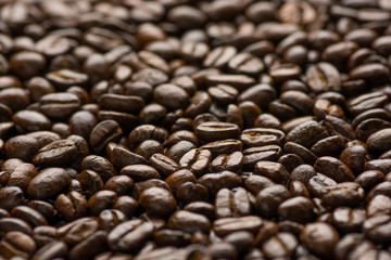 roasted coffee beans, can be used as a background