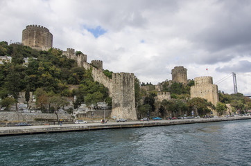 Fototapeta na wymiar Rumeli Hisari (The European Fortress), Istanbul, Turkey