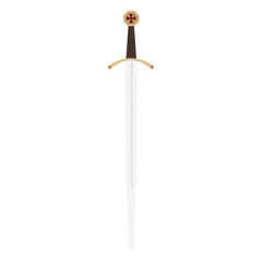 Templar sword vector