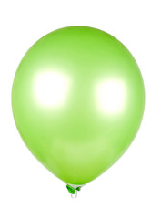 Festive green balloon