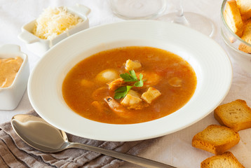 French seafood soup