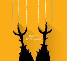Thanksgiving turkey background