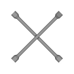 Crossed car wrench