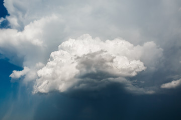 Fototapeta na wymiar Sky with Stormy Clouds Epic Background