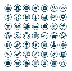 Business icons set