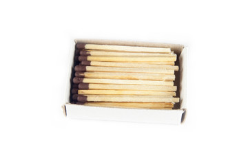 beautiful match isolated on white background.