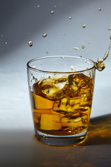 whiskey with ice