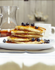 Blueberry pancakes