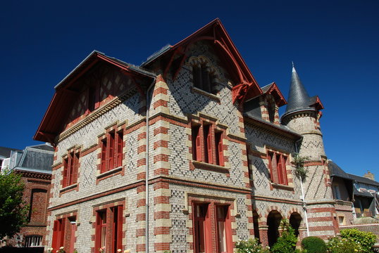 Villa typique normande, &Eacute;tretat, France