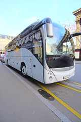 Paris, France, February 6, 2016: Bus on the street of Paris, France © Dmitry Vereshchagin