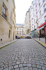 Paris, France, February 6, 2016: the image of Paris street, Paris, France
