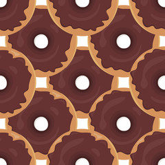 Donut Seamless Background Texture Pattern